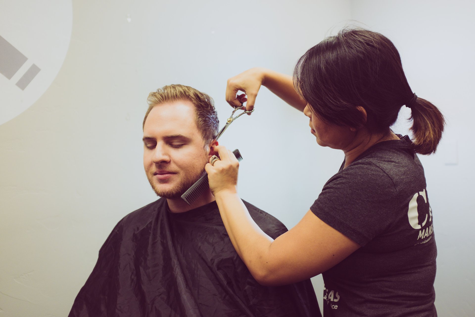 Hairdresser for events